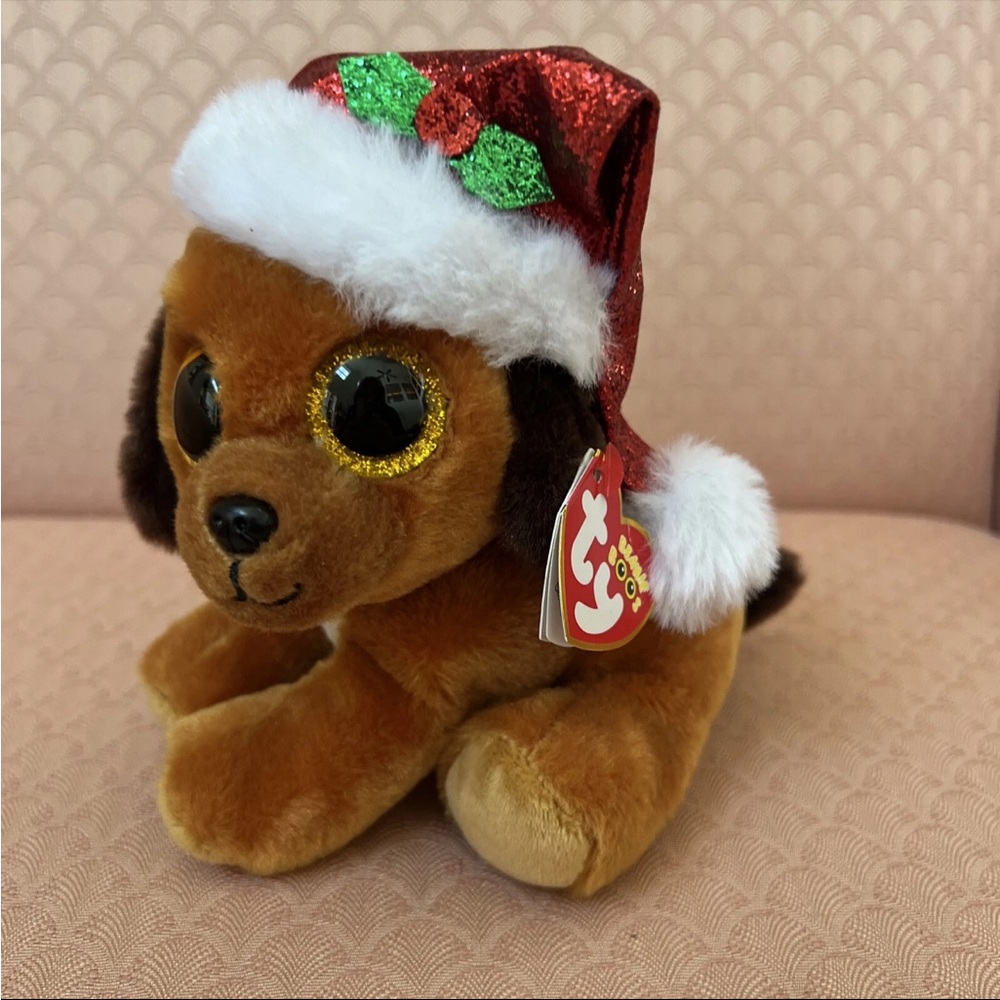 2021 Ty Beanie Boos HOWLIDAYS the Christmas Dog (6 Inch) Plush Stuffed Toy